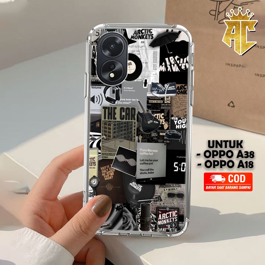 เคส OPPO A38 / OPPO A18 - เคส OPPO A38 / OPPO A18 ล่าสุด 2023 AERO STORE [ MOTIF 47 ] ซิลิโคน - เคส 