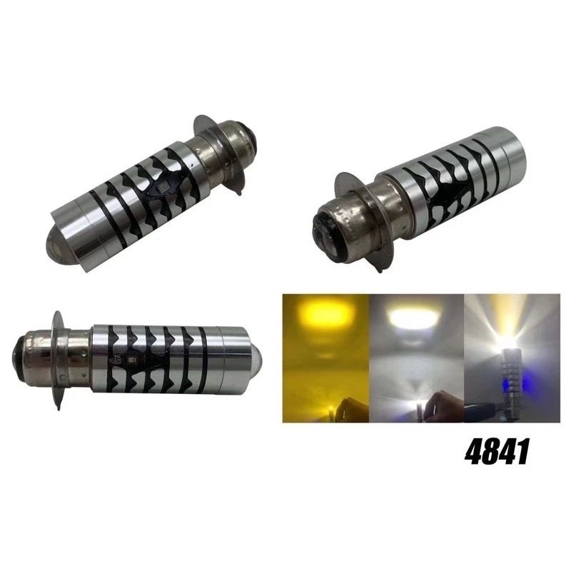 H6 เลเซอร์รถจักรยานยนต์ไฟ LED 2 สี H6 รถจักรยานยนต์เลเซอร์ UNIVERSAL BULB