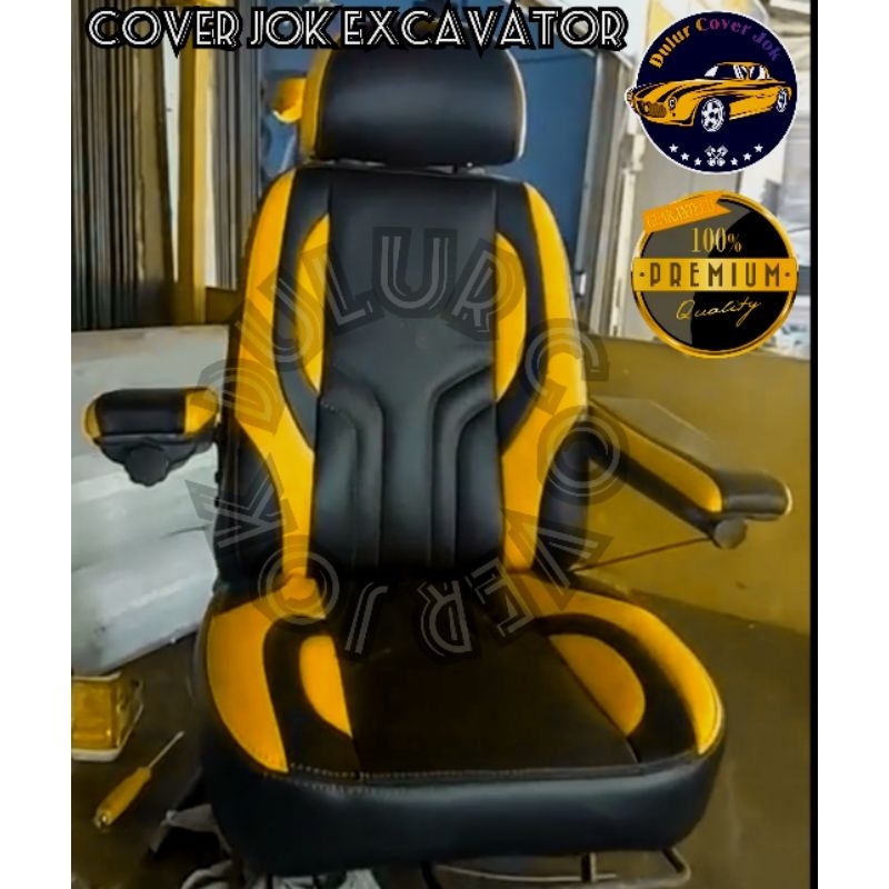 เบาะรถขุดพร้อม motif ล่าสุดสําหรับ Kobelco/Komatsu/Hitachi/Sany/Volvo/CAT และอุปกรณ์เสริมฝาครอบที่นั่ง/อุปกรณ์เสริมรถขุด