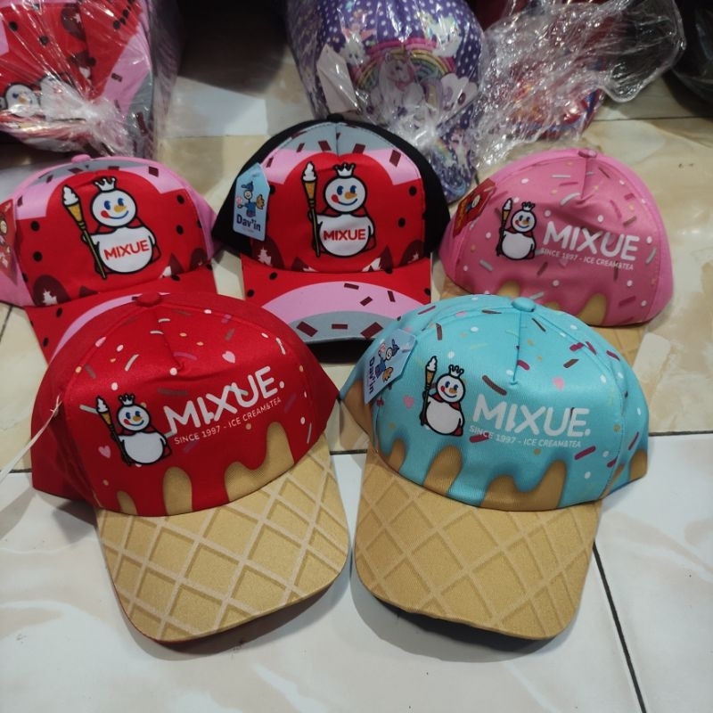 หมวก MIXUE สําหรับเด็ก MIXUEs MIXUE