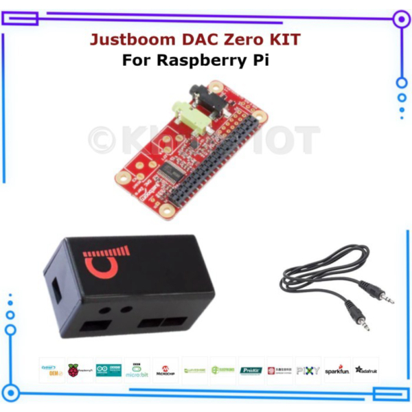 Justboom DAC Zero pHAT KIT ชุดเครื่องเสียง Raspberry Pi Audio Limited คุณภาพสูง ราคาไม่แพง