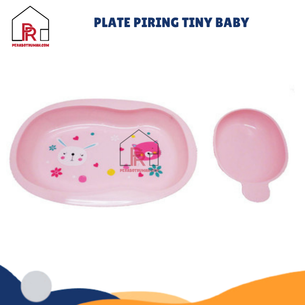 Tiny Baby Baby จานอาหารค่ํา - TP / ชุดจานอาหารค่ําสําหรับเด็กการ์ตูนน่ารัก