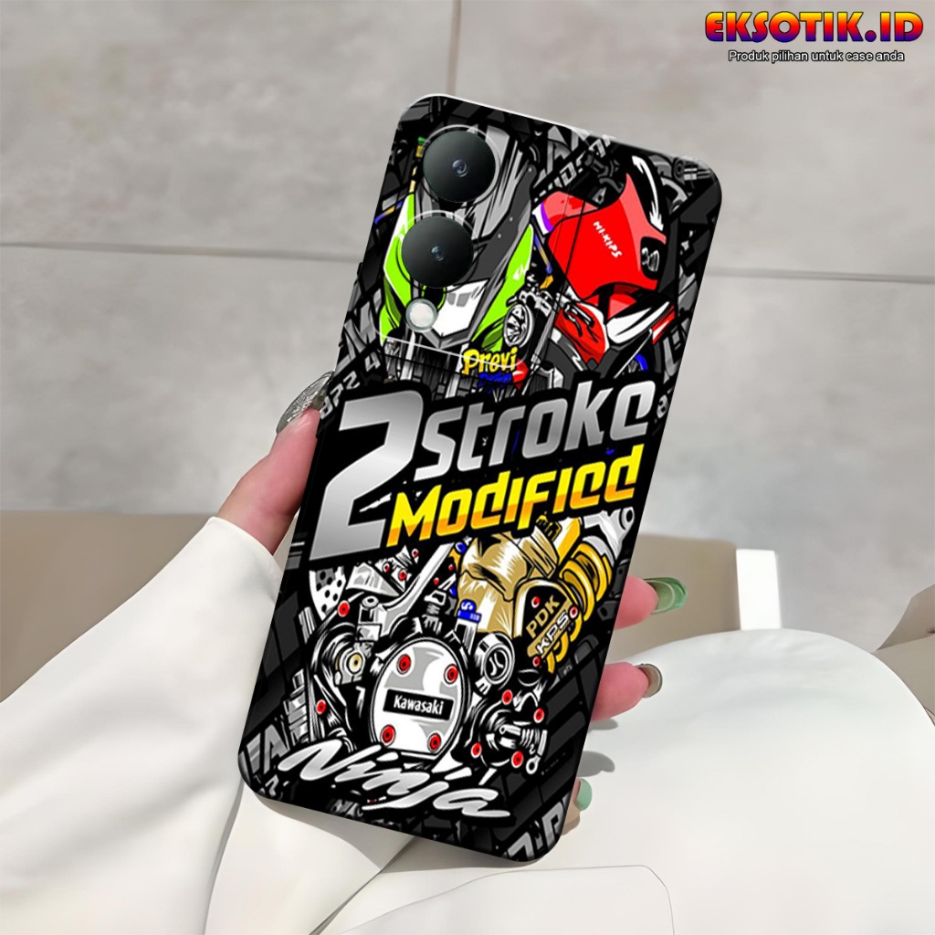 VIVO Y17S กรณี Eksotik.id VIVO Y17S ปลอก VIVO Y17S ซิลิโคนโทรศัพท์มือถือผิวอุปกรณ์เสริม Hardcase Sof