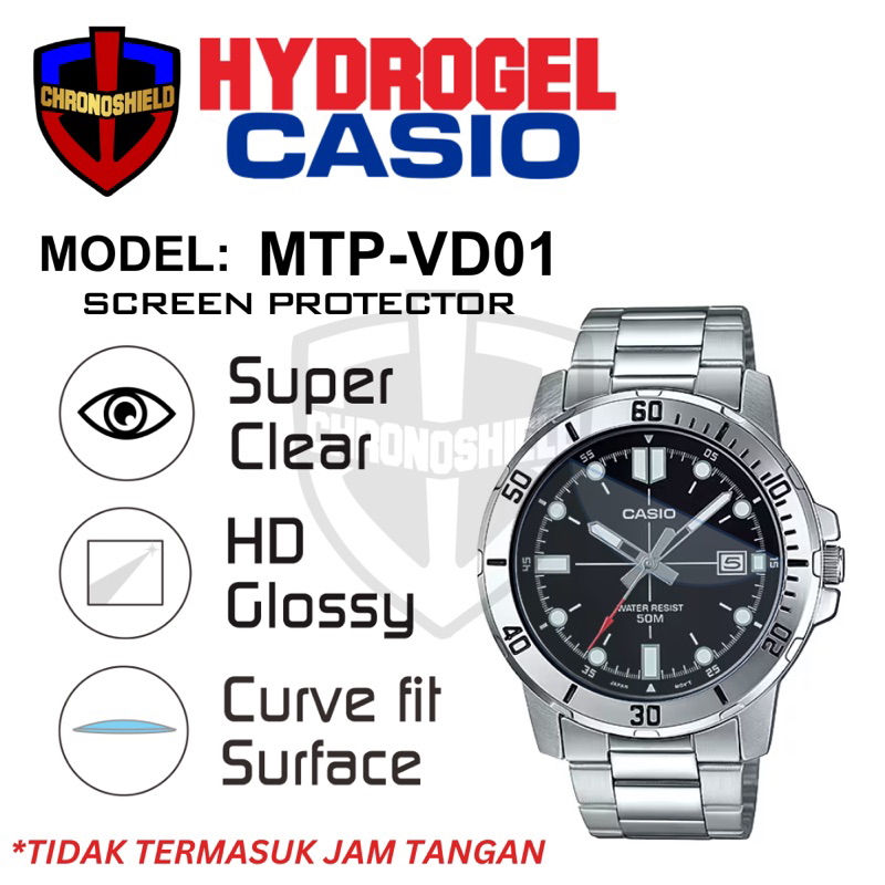 นาฬิกา Casio MTP VD01 Hydrogel ป ้ องกันรอยขีดข ่ วน