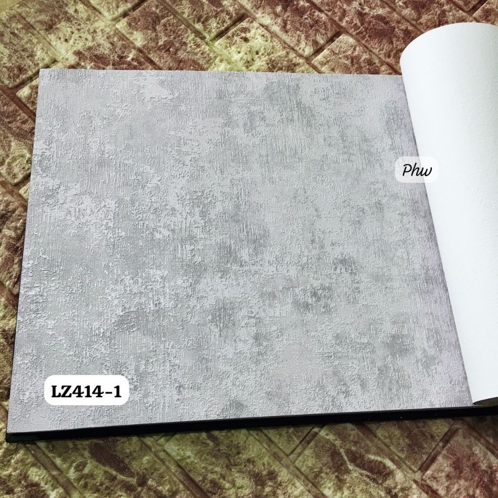 LORENZO INDUSTRAN WALLPAPER CONCRETE CEMENT GREY WHITE