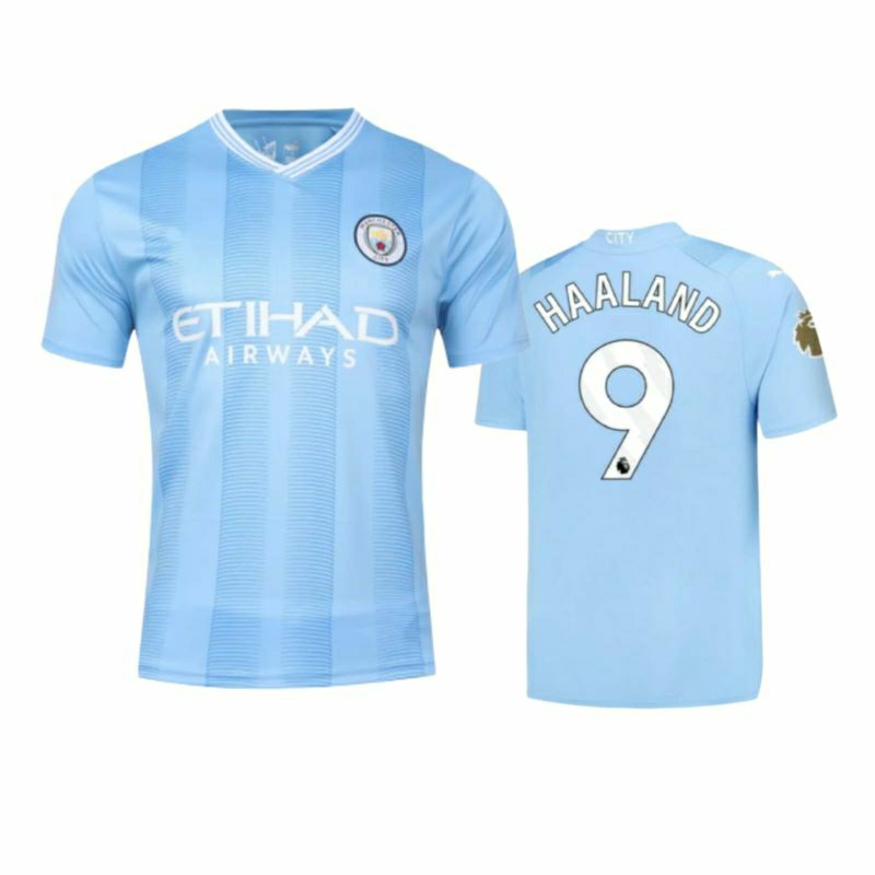 Haaland city home เสื้อฟุตบอลเด็ก ฤดูกาลล่าสุด 2024