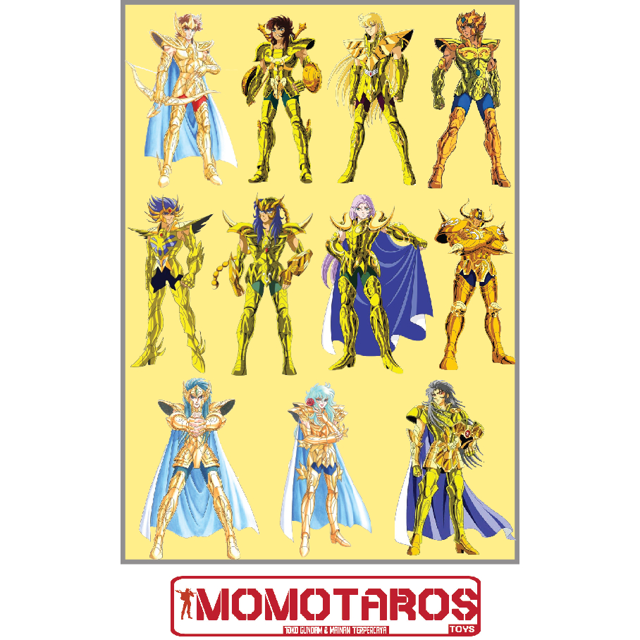 Saint seiya สติ๊กเกอร์กันน้ําแบบใส 1 ชิ้น