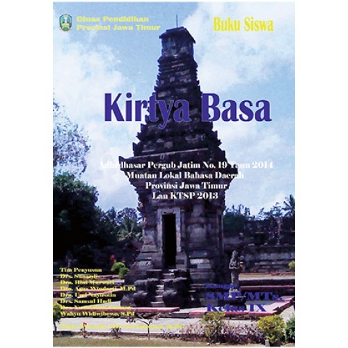 KIRTYA BASA BOOK GRADE 9 SMP/MTs EAST JAVA PROVINCE