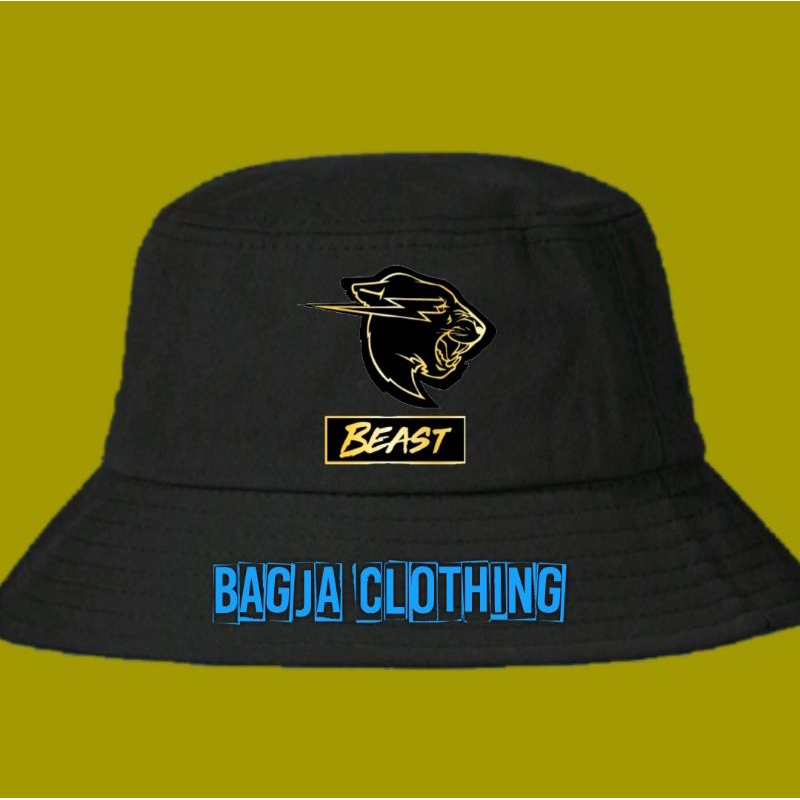 Mr. beast gold หมวกบักเก็ตเด็กผู้หญิง