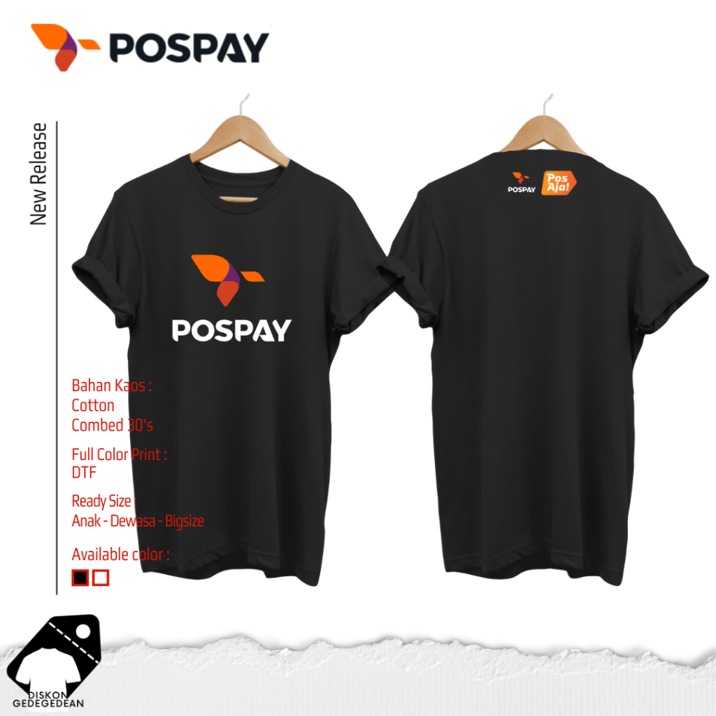 เสื้อยืด Pospay Pos Aja - เสื้อยืด Pospay Pos Aja ประเภท 2
