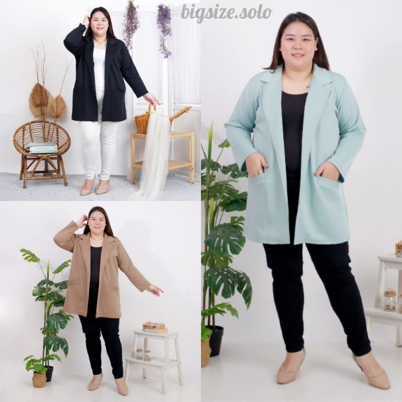LONG BLAZER BIGSIZE BLAZER KOREAN BLAZER JUMBO BLAZER ท็อปผู้หญิง