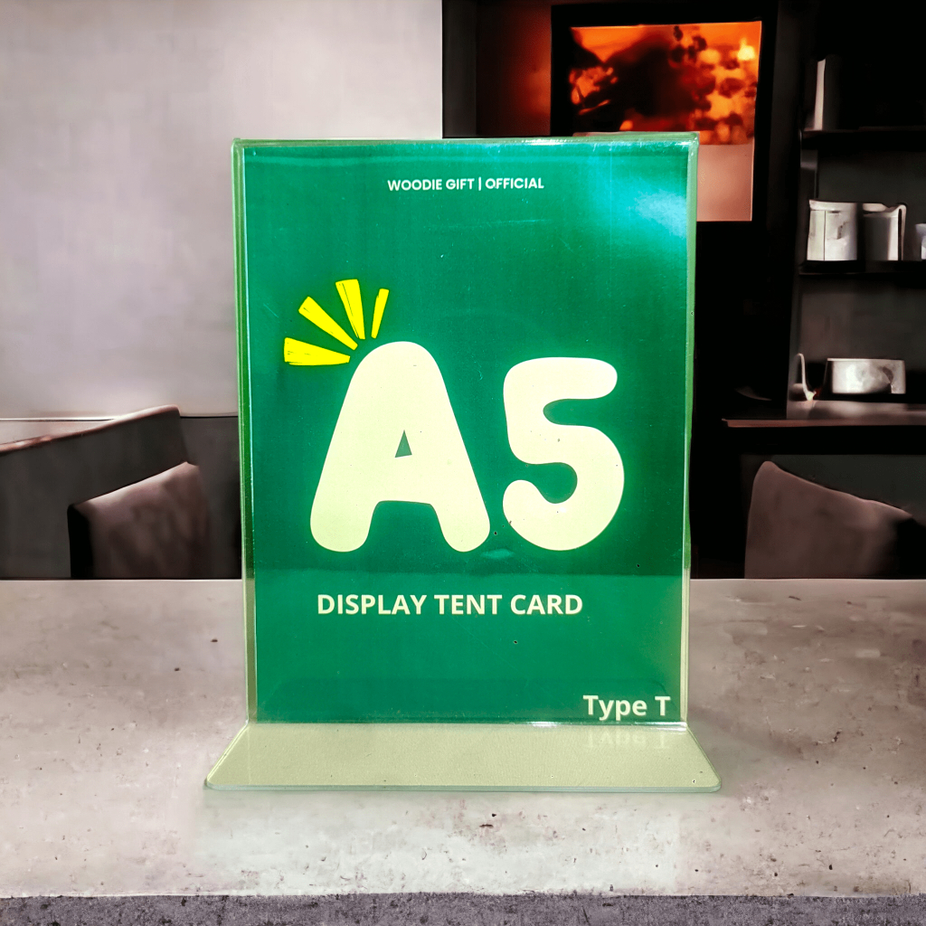 ACRYLIC MENU DISPLAY ACRYLIC DISPLAY A5 SIZE TYPE T