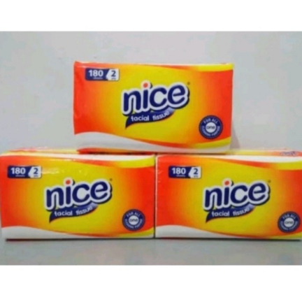 2 เล่น กระดาษเช็ดหน้าอเนกประสงค์ 180 แผ่น ทิชชู่ Nice/Pascoy