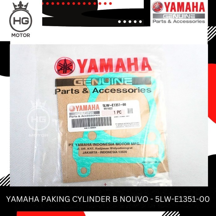MIO NOUVO FINO SOUL 5LW-E1351-00 ต้นฉบับ YAMAHA SEHER BLOCK GASKET