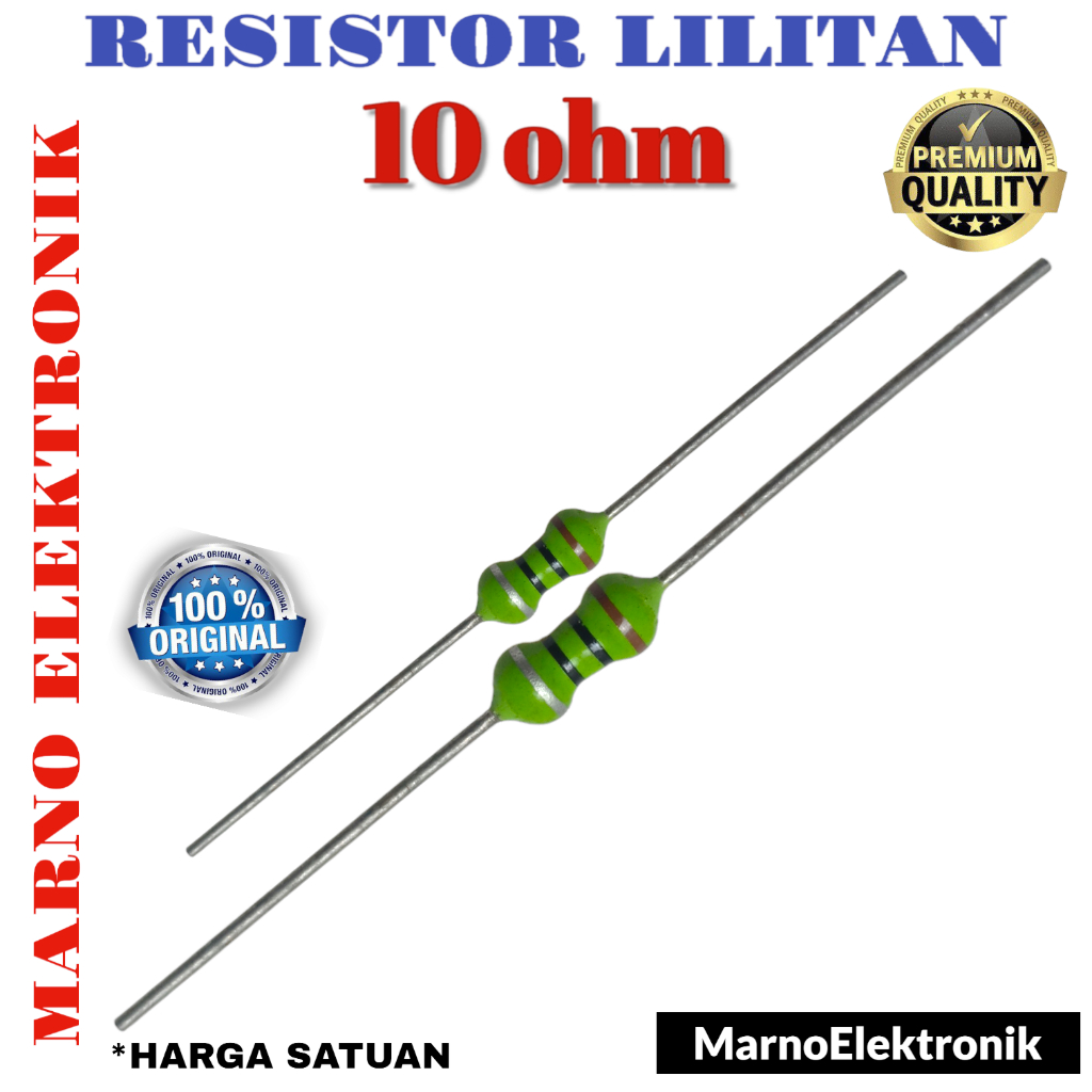 10OHM 10 OHM R WRAPPED RESISTOR ORIGINAL WRAPPED