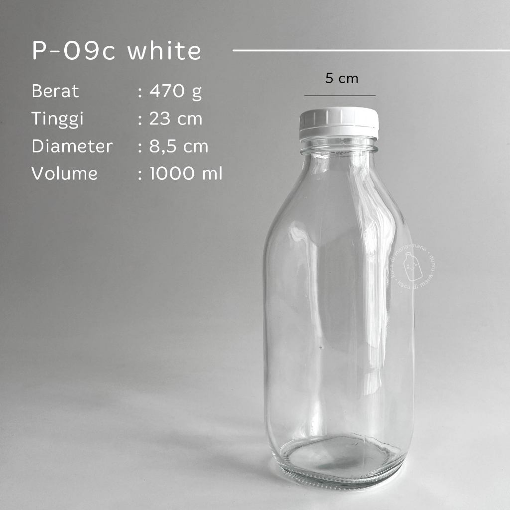 ขวดแก้ว Times Square 300ml 500ml 1 ลิตร - ขวดน้ําผลไม้กาแฟ - กล่อง