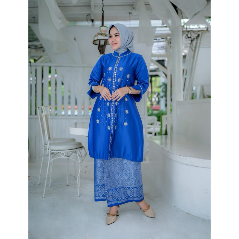 Baju kurung Melayu ผู้หญิง / baju kurung Sequin Melayu ผู้หญิง / baju kurung Melayu / baju kurung Melayu modern / baju kurung Melayu Riau / One set Melayu / Kebaya Melayu / Tunik เป็นมิตร