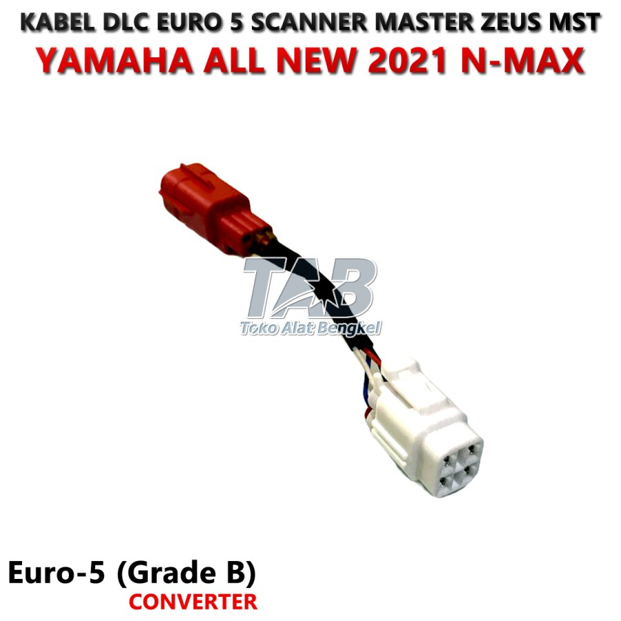 Dlc EURO 5 / OBD 2 สายซ็อกเก็ต Yamaha Master Zeus MST เครื่องสแกนมอเตอร์ไซค์