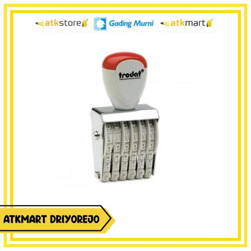 TRODAT STAMP NUMBER 6 DIGIT 1576 7.0MM
