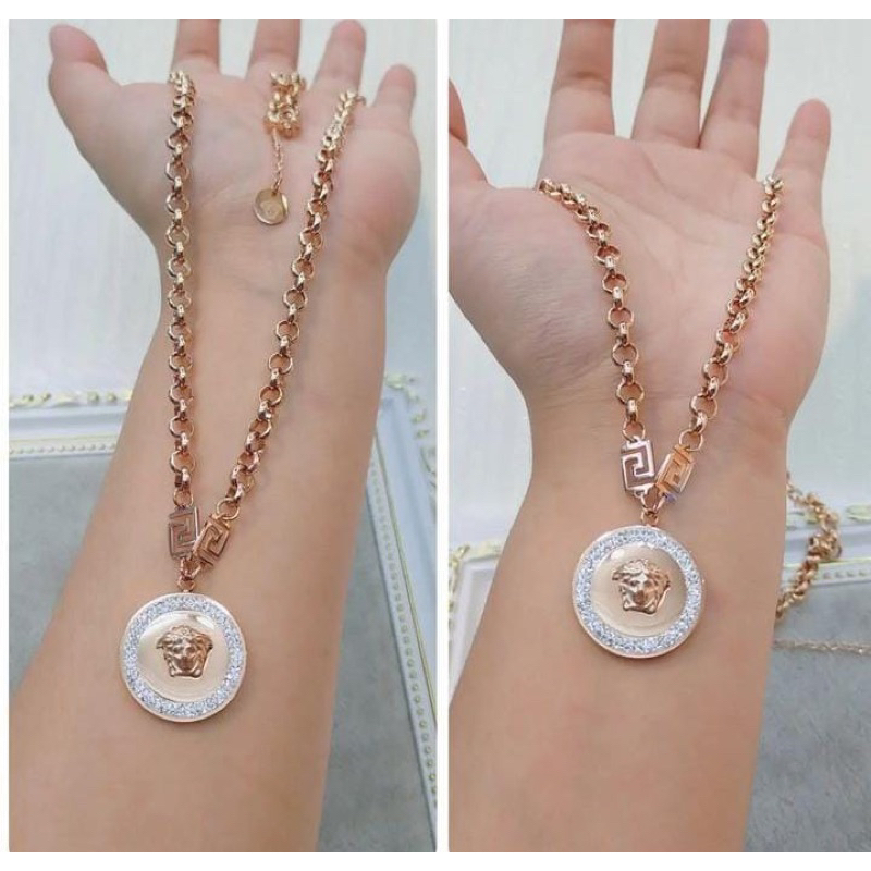 Vsc สร้อยคอโซ่ทรงกลมคลาสสิค