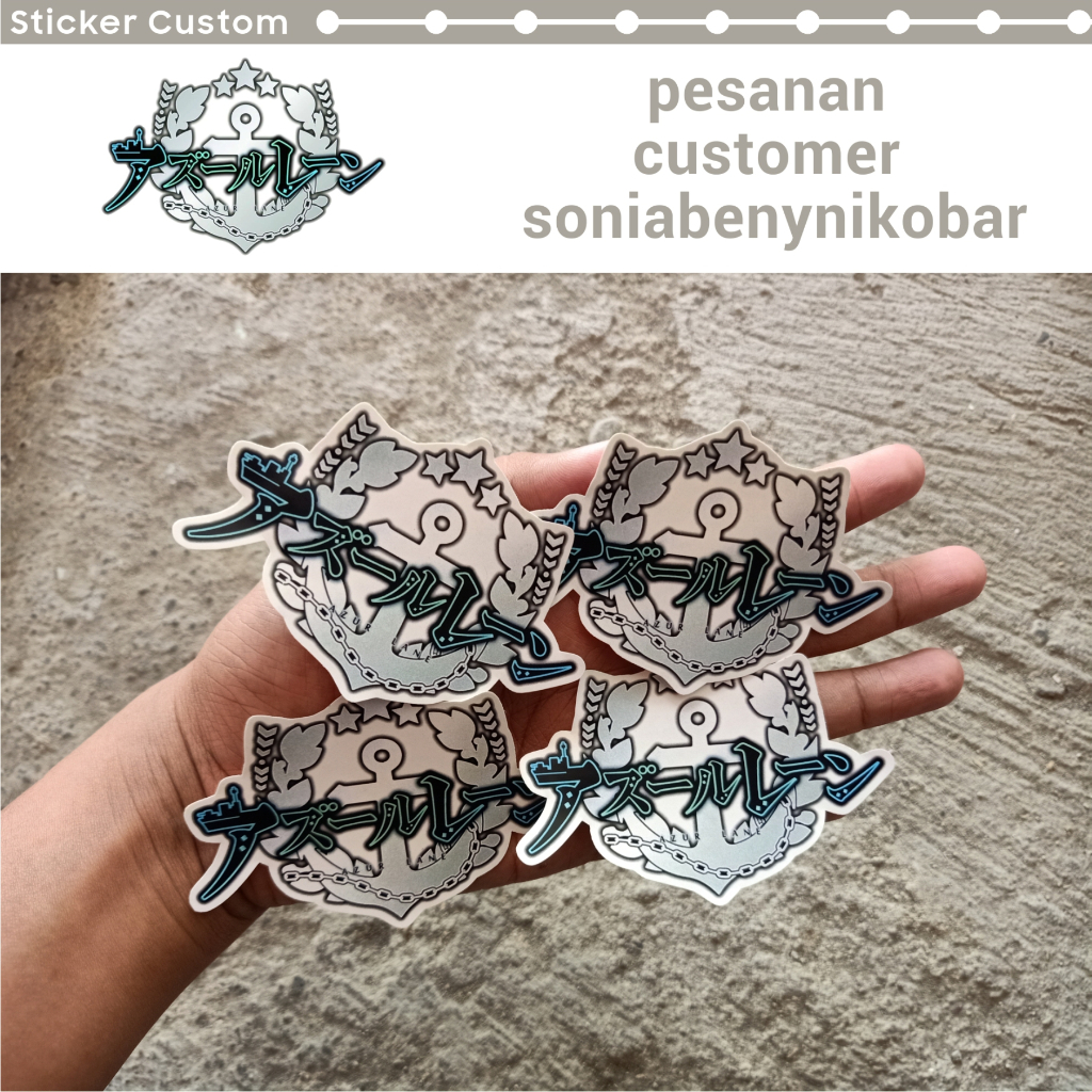 สติ๊กเกอร์ Azur Lane Arknights JDM Kantai