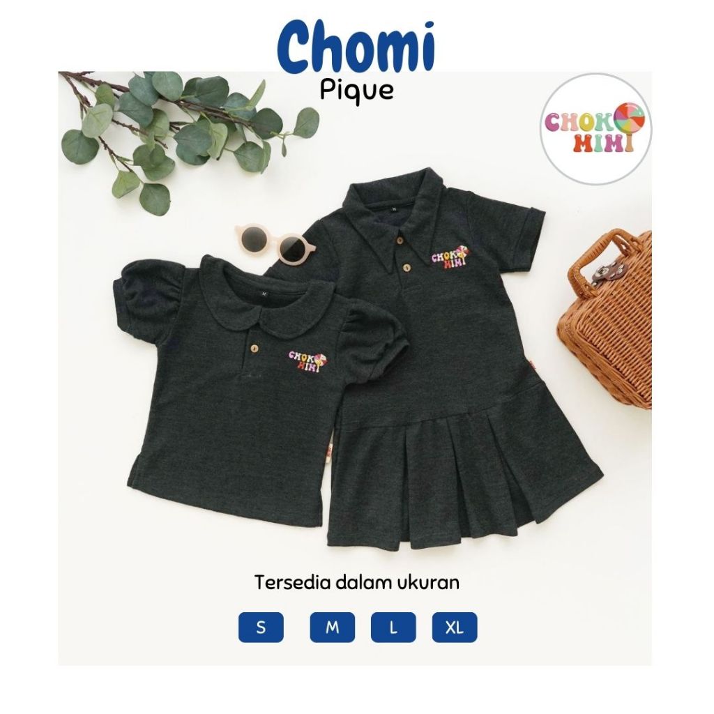 By Chookomi Pique Dress / Piquee Top Size 1-4 Years Pique Material