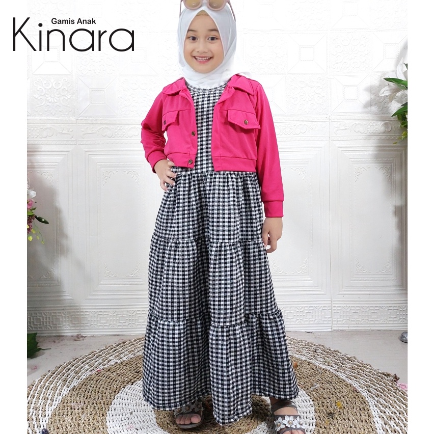 ชุดเดรสเสื้อกั๊กเด็ก Kinara CKids ใหม่