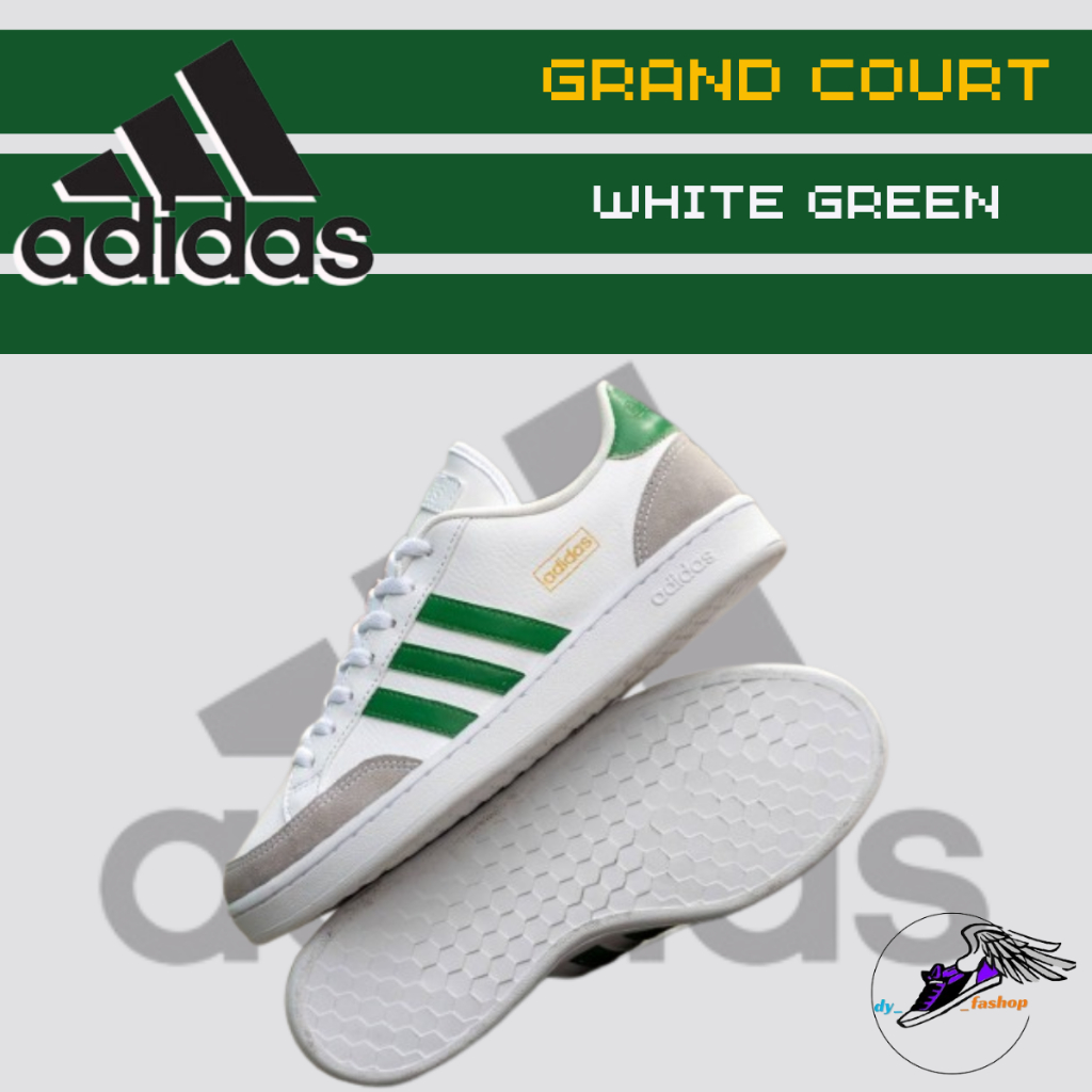 2 Adidas Grand Court SE รองเท้าผ้าใบลําลอง สําหรับผู้ชาย ผู้หญิง สีขาว สีดํา ของแท้