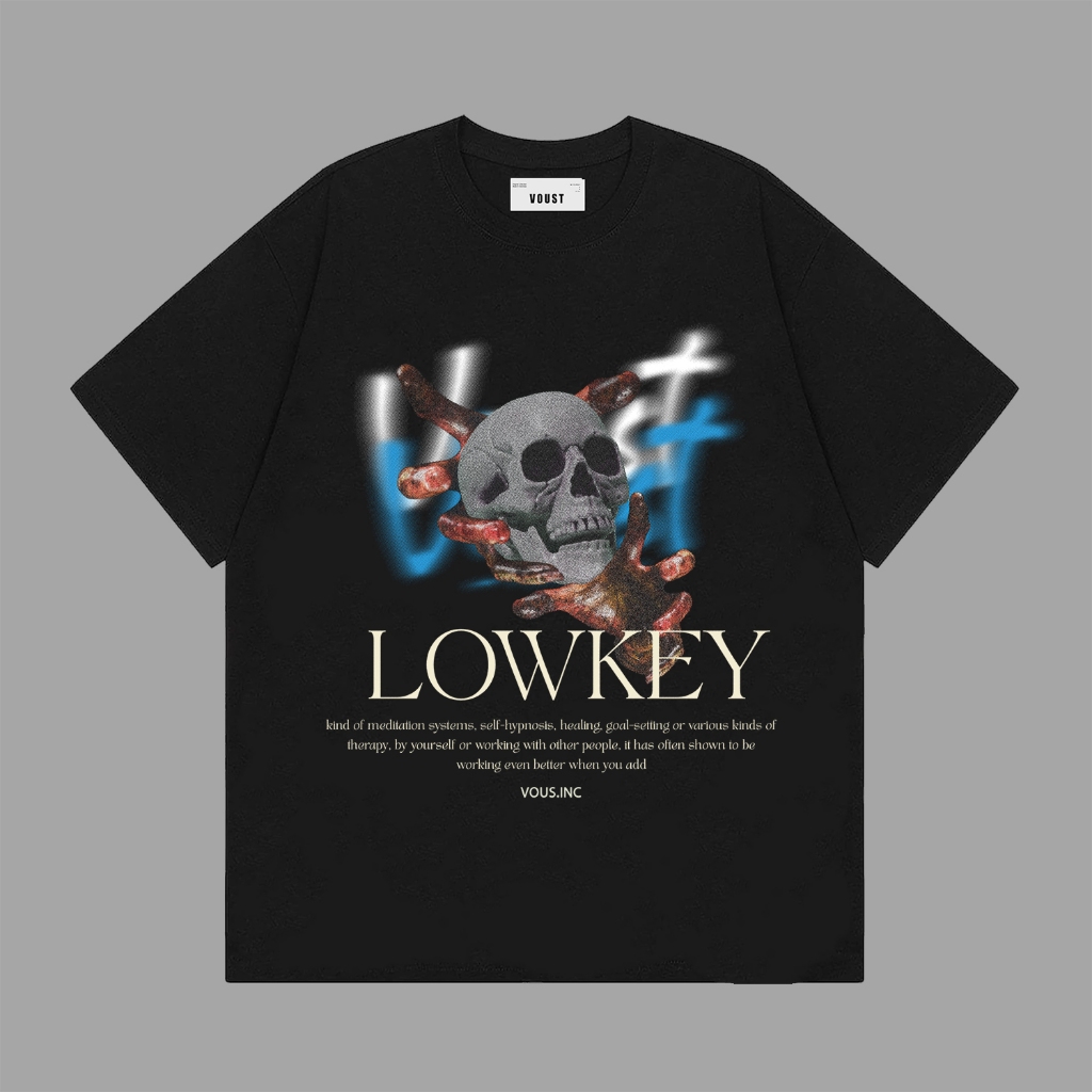 เสื้อยืด Voust Lowkey Black Tees