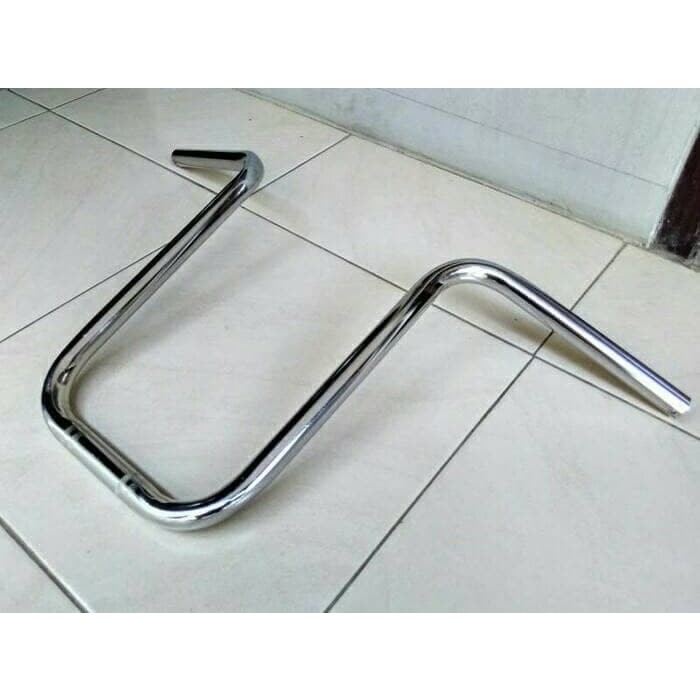มือจับรถจักรยานยนต์ Chopper สูง 30 ซม. และ 20 ซม. เหมาะสําหรับ Tiger MegaPro Scorpio - HIGH JAPSTYLE CUSTOM CHROOPER HANDLEBAR