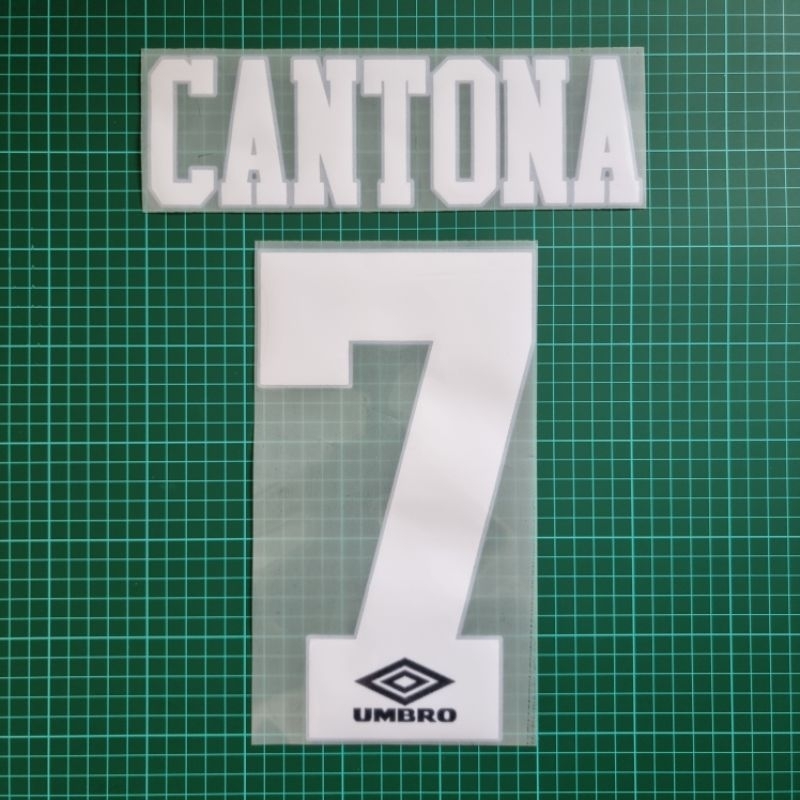 [ Nameset ] JERSEY CANTONA MAN UNITED HOME 1992 / 1996