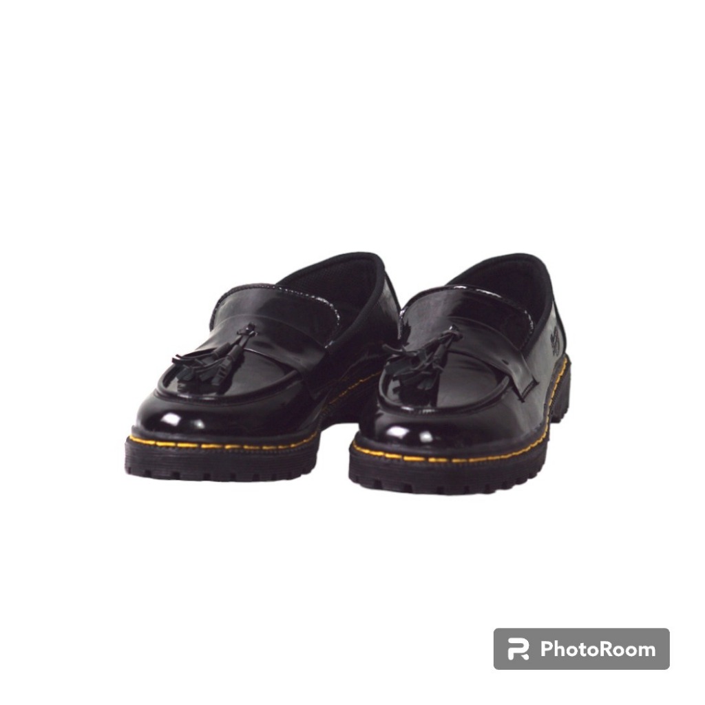 รองเท้าโลฟเฟอร์มันวาว Unisex / luk lofer / รองเท้าผู้ชายและผู้หญิงล่าสุด UK 36-45