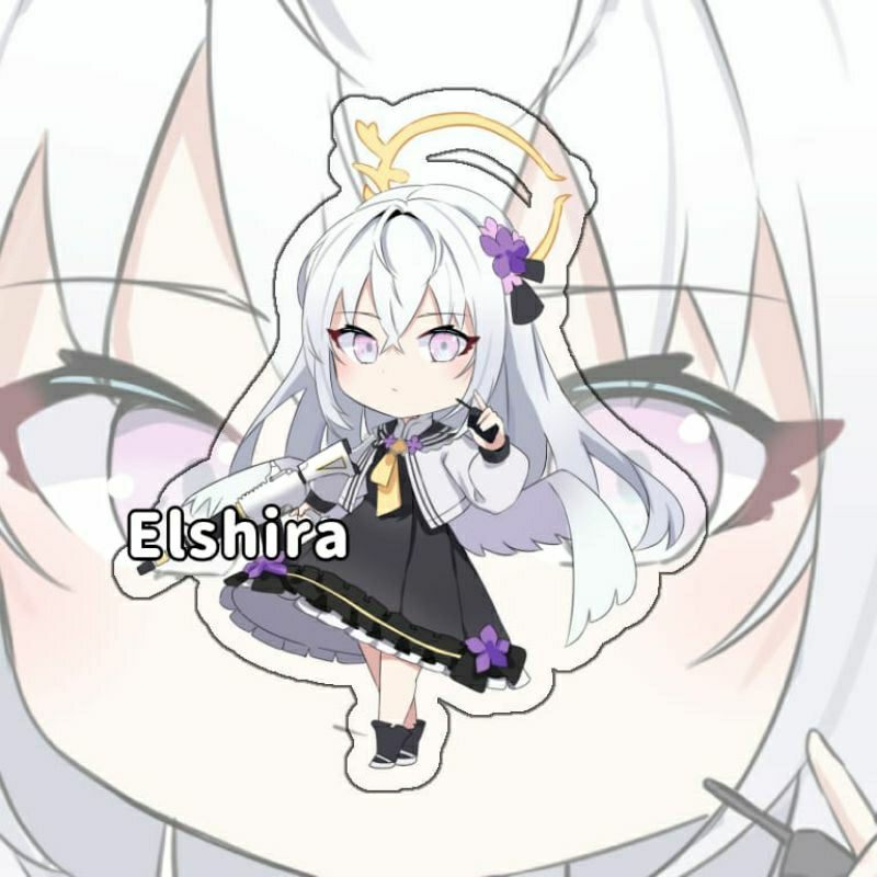 พวงกุญแจ GANTUNGAN Blue Archive Shirasu Azusa - พวงกุญแจ Blue Archive Shirasi Azusa