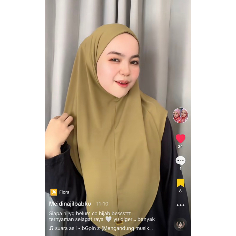MALAY L JERSEY INSTANT HIJAB/MeidinaOri
