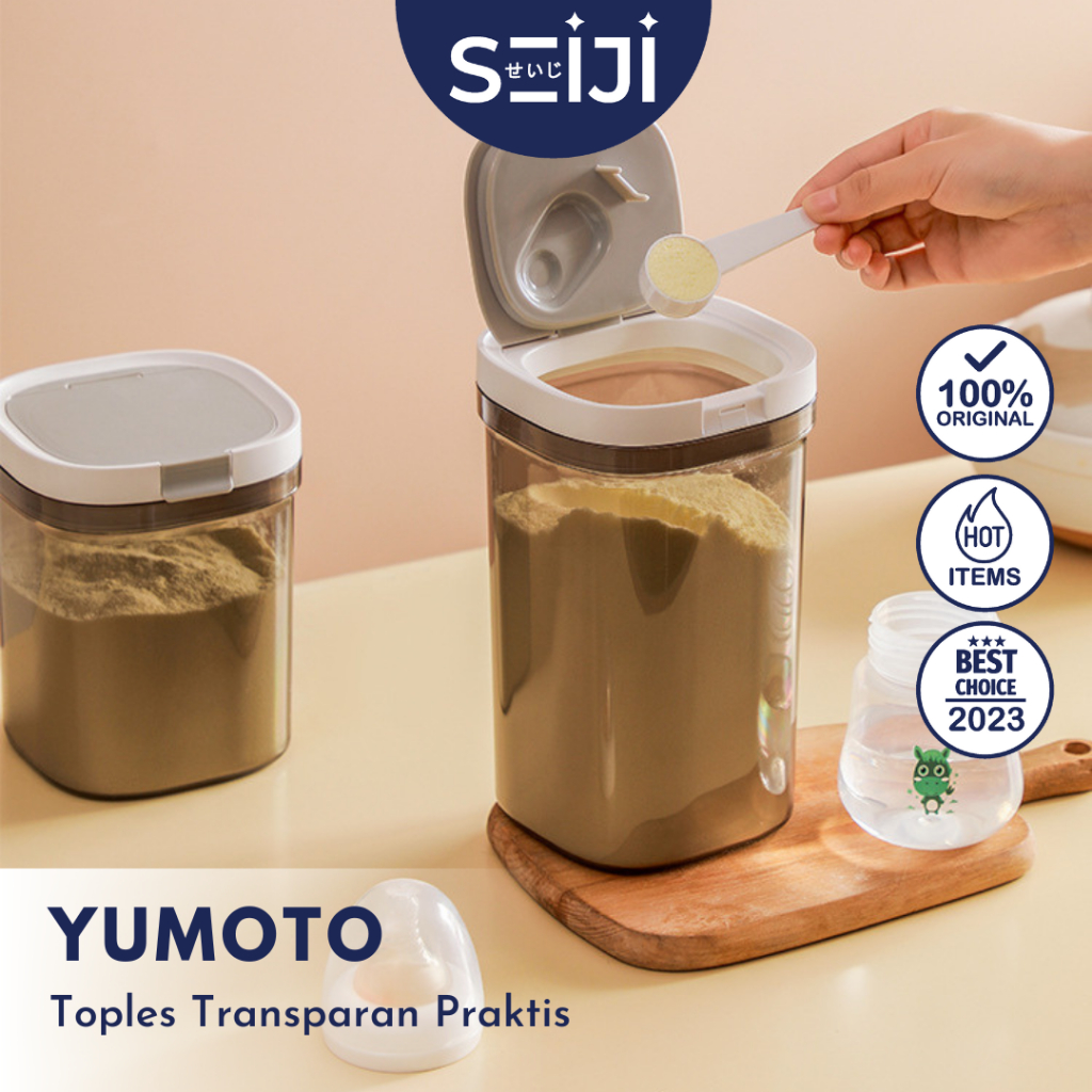 [SEIJI] Yumoto กระปุกใส่อาหาร ขนาดเล็ก มินิมอล ขนมขบเคี้ยว แน่น กระปุกใส กล่องชา น้ําตาล กล่องสุญญากาศ ห้องครัว เครื่องเทศ ที่เก็บอาหารใส ภาชนะจัดเก็บอาหาร