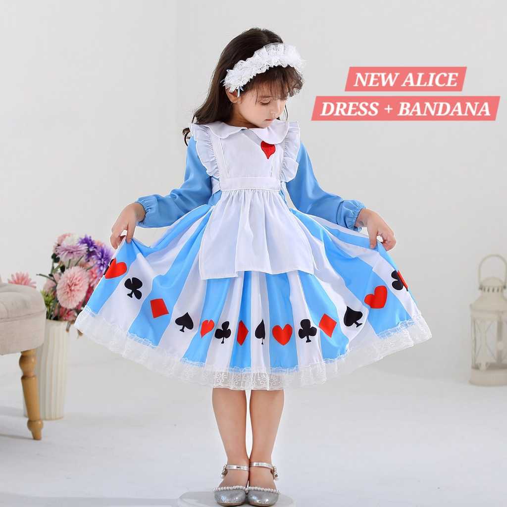 MILANBERRY NEW ALICE DRESS คอสเพลย์ COSTUME DUTCH DUTCH EUROPE ALICE IN THE WONDERLAND