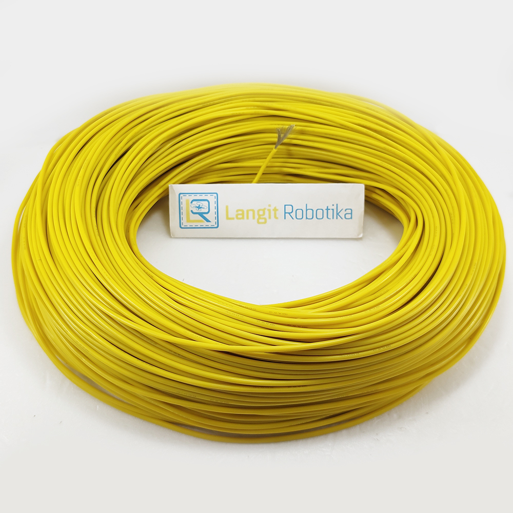 AWG 14 สายซิลิโคน AWG14 สายซิลิโคนสีเหลืองสีเหลือง RC เครื่องบิน