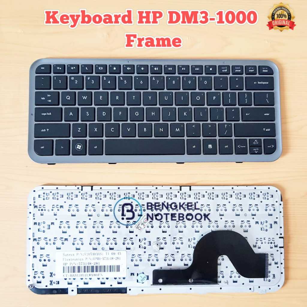 HP Pavilion DM3 DM3-2000 DM3-1000 DM3-1000 DM3T-1000 1020CA DM3Z 1115 1113AX แป้นพิมพ์กรอบสีดํา