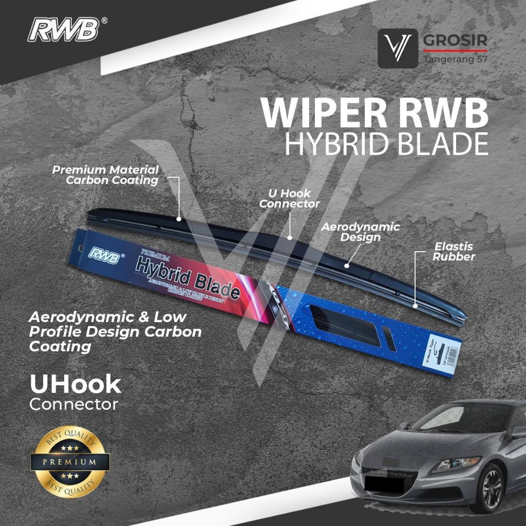 HONDA CRZ HYBRID RWB WIPER PAIR 2 ชิ้น
