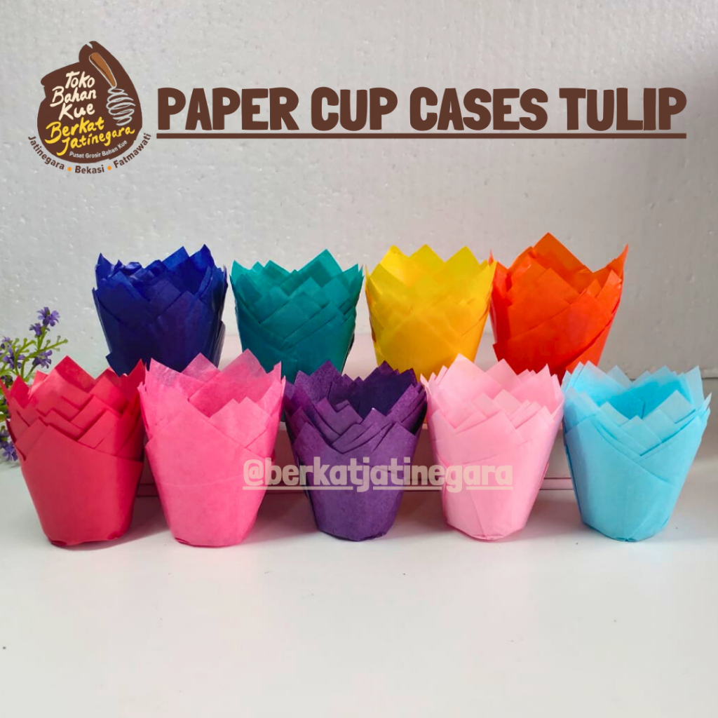 PLAIN TULIP ถ้วยกระดาษเค้ก/ถ้วย MUFFIN/Paper CUP MUFFIN PLAIN