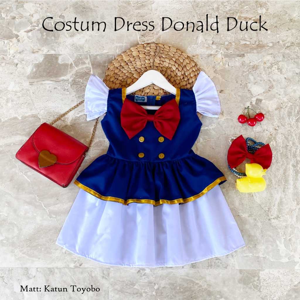 BAJUNIK_PRODUSENBAJUANAK COSTUME DRESS DONALD DUCK / CHILDRENS CHARACTER DRESS / PARTY DRESS / COSTU