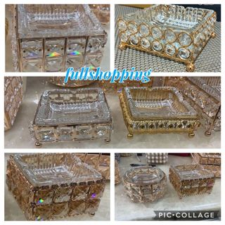 Asbak Crystal mewah  Hiasan Dekorasi CRYSTAL
