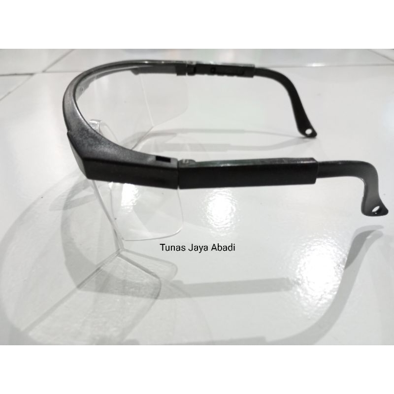 CLEAR GG BLACK GLASSES / แว่นตา PPE สีดํา gg