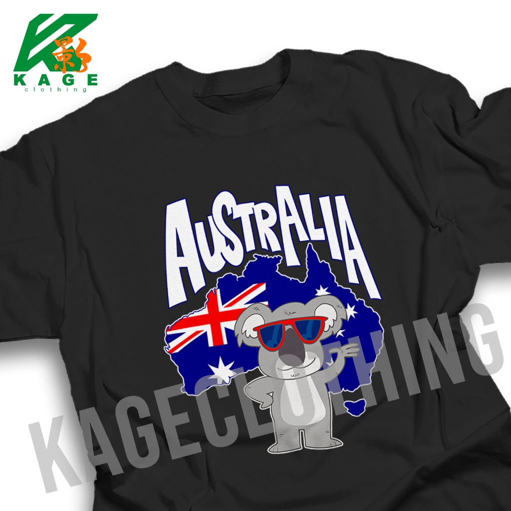 AUSTRALIA KOALA เสื้อยืดผ้าฝ้าย distro 30s UNISEX โดย AUSTRALIA SOUVENIR