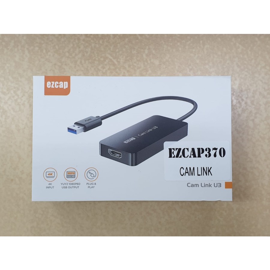 Ezcap370 Cam Link 4K HDMI to USB 3.0 Video Capture