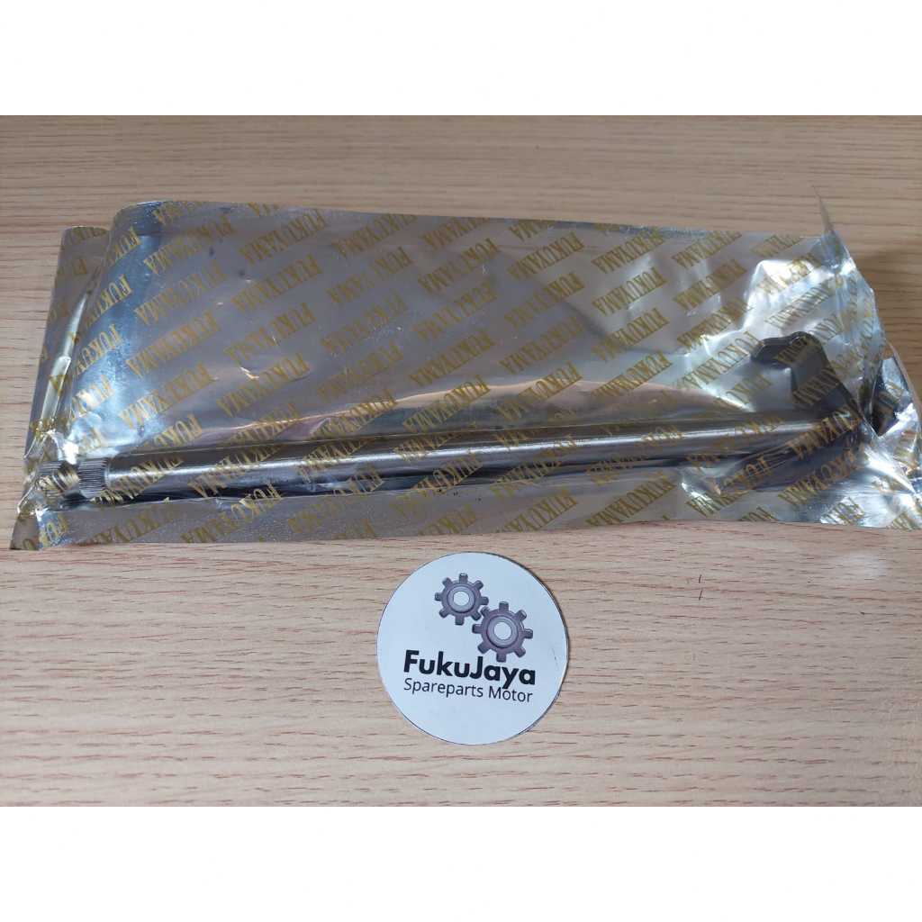 Fukuyama เปลี่ยนเพลา Assy As Overan Gear Shift Verseneling Gear Gear Yamaha F1 F.1 Force 1 One (3XA)