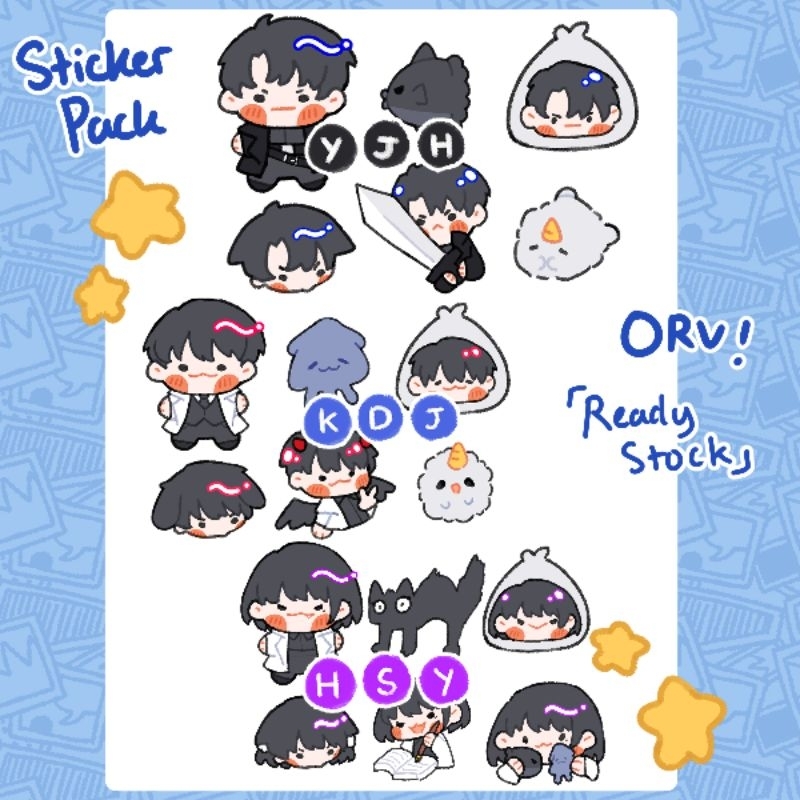 [สิทธิบัตร] ชุดสติ๊กเกอร์ Diecut 30 ชิ้น ORV Omnipaear Readers Viewpoint Fanmerch Kim Dokmar Yoo Joo