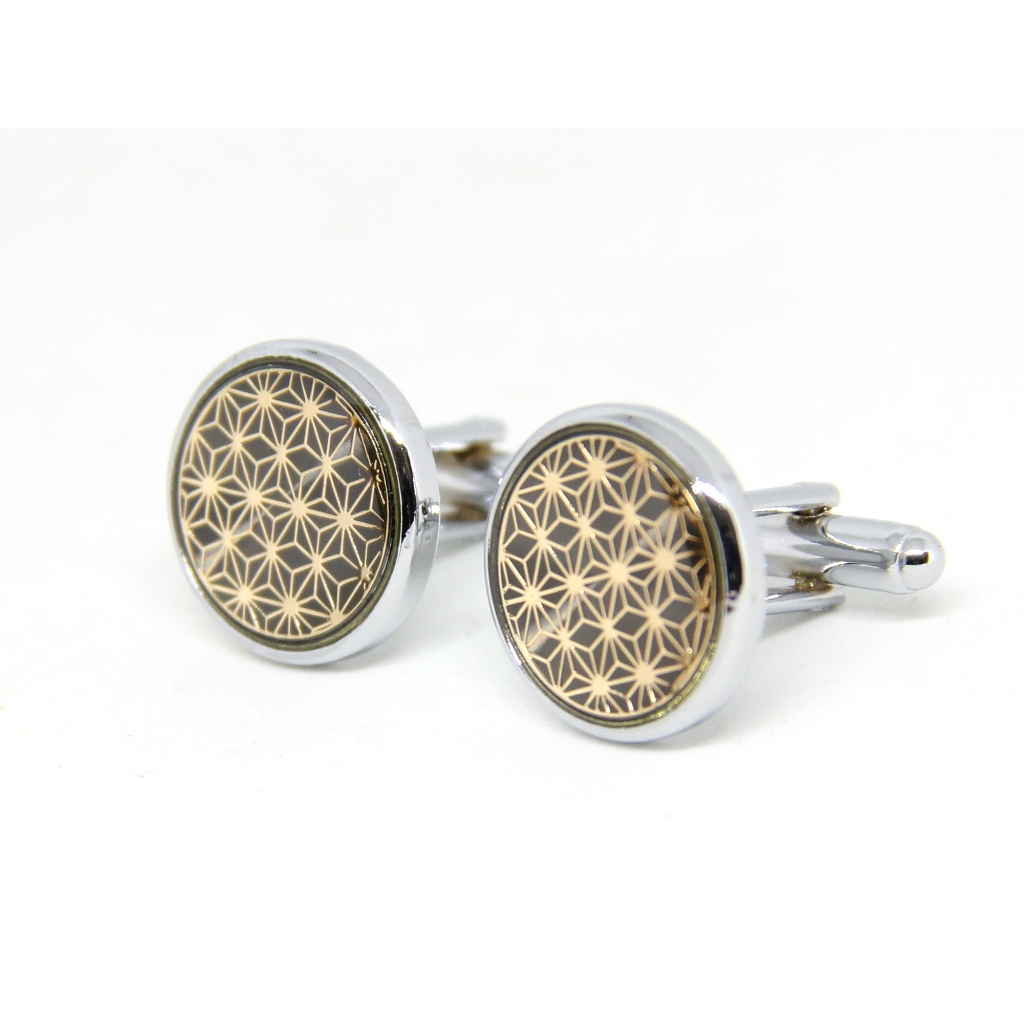 KEMEJA Cufflink Jacket Button Cuff Sleeve Shirt Cuff Men Cool Exclusive Cufflinks - CC61218