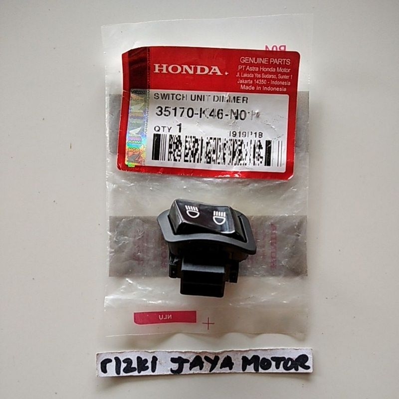 TOMBOL Vario 110 fi ปุ่มหรี่ไฟฉีด (2 ช่อง) 35170-K46-N01 เดิม AMM