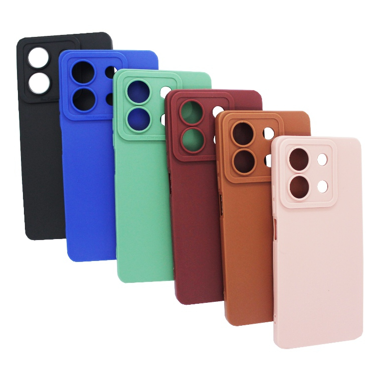 SOFTSHELL SOFTCASE PRO CAMERA EDGE CASE XIA RED NOTE 13 PRO 5G- 2023 2312DRA50C = POCO X6 5G
